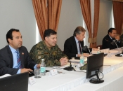 Ministro de Defensa junto a los Subsecretarios de Defensa y Fuerzas Armadas participan en la jornada inicial de Primer Consejo Militar” año 2018