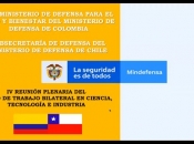 Reunión Plenaria del Grupo de Trabajo Bilateral en Ciencia, Tecnología e Industria de Defensa entre Chile y Colombia