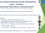 SUBSECRETARÍA DE DEFENSA ORGANIZA EL PRIMER SIMPOSIO INTERNACIONAL EN CIBERDEFENSA CHILE – COLOMBIA