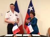 En el marco de la Reunión de Ministros de Defensa del Pacífico Sur, Chile y Francia firman acuerdo de cooperación militar