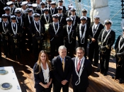 Subsecretario Álvarez asiste a zarpe de Buque Escuela Esmeralda junto a Presidente Kast